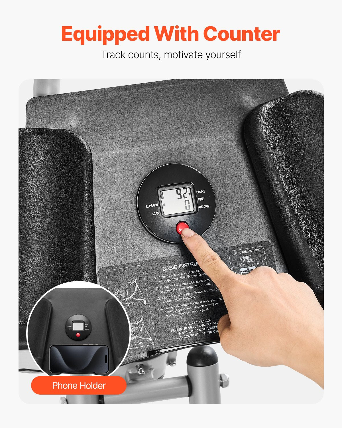 Heavy-Duty Total Core Ab Crunch Trainer