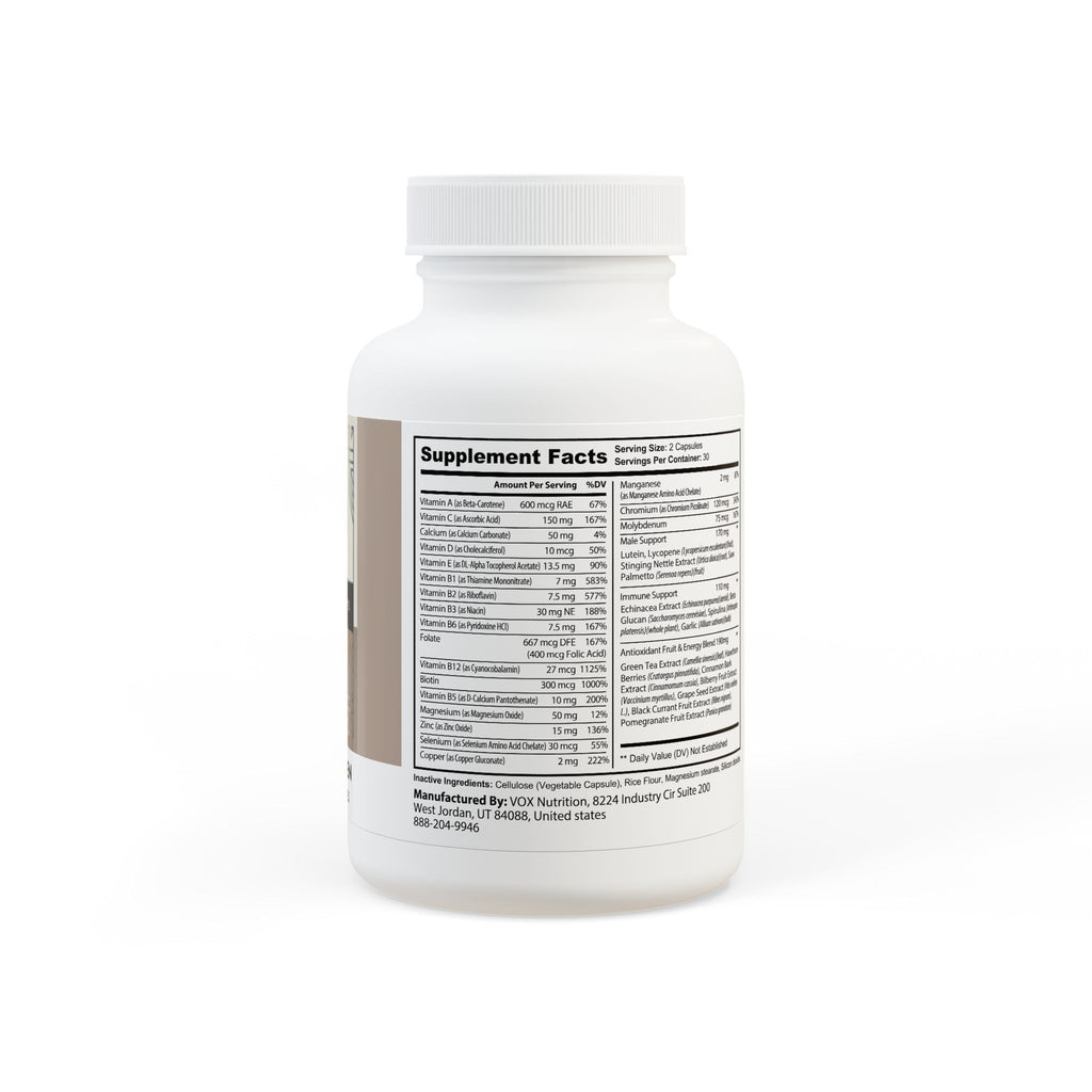 Multivitamin for Men Supplement (60 Capsules)